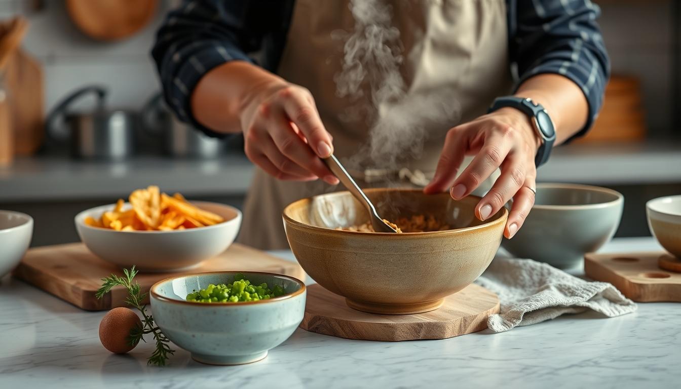 Ingredients prepared for a fast weeknight meal