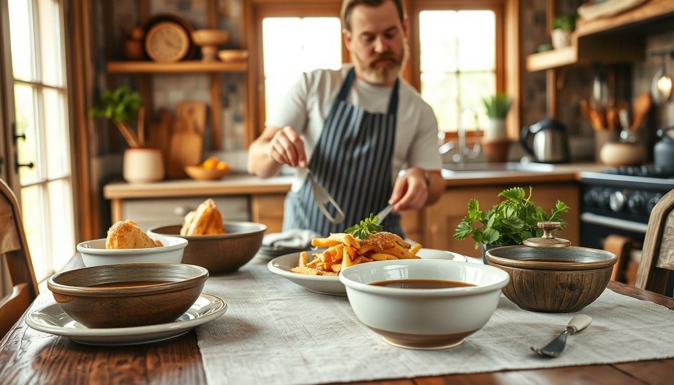 Fresh seasonal cooking dish